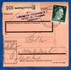 Colis Postal  -   Départ  Sarrebourg  --  30/11/1943 - Lettres & Documents