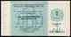 RUSSIA GOZNAK VNESHECONOMBANK CHECK 1 RUBLE 1989 A № 755887 Pick FX123 Unc - Rusland