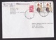 Latvia: Registered Cover To Netherlands, 1993, 3 Stamps, 1 USSR Stamp Overprint, Costumes, Clothes (damaged, See Scan) - Letland