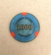 Original Chip CASINO Do ESTORIL Jeton Token 1000$ Escudos Vintage Coin 43mm PORTUGAL - Casino