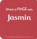 1 Coca Cola     Viltje  - Coaster  -   Jasmin -Sarah - Sous-bocks