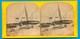 Suisse Genève - Barque Du Léman Au Port En 1865 - Photo Stéréoscopique W England - Voir Scans - Stereoscopic
