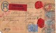 MANCHESTER  -  Fee Paid ( Lettre Chargée )  Registered Letter  -insured   With Stamps    ..to Paris -1902 - Postmark Collection