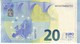 20 Euros 2015 Serie UC U012G3, N° UC 4233606751,  Signature 3 Mario Draghi UNC - 20 Euro