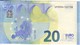 20 Euros 2015 Serie UF U011F6, N° UF 0334132738,  Signature 3 Mario Draghi - 20 Euro