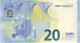 20 Euros 2015 Serie UB, U010A3, N° UB 8216262317,  Signature 3 Mario Draghi UNC - 20 Euro