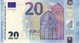 20 Euros 2015 Serie UA, U011H1, N° UA 7335212763,  Signature 3 Mario Draghi UNC - 20 Euro