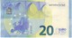 20 Euros 2015 Serie UA, U011H1, N° UA 7335212763,  Signature 3 Mario Draghi UNC - 20 Euro