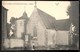 La CHAPELLE D'ANGILLON L' Eglise Petite Animation CPA Ecrite Mais TBE - Autres & Non Classés