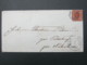 1860 , Brief  Mit Nummernstempel  Aus Roskilde - Briefe U. Dokumente