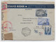 ESPAGNE - 1943 - ENVELOPPE PUB ILLUSTREE De MADRID Avec 2 CENSURES  => WIEN (AUTRICHE) - Storia Postale