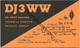 QSL - Funkkarte - DJ3WW - 37574 Einbeck-Naensen - 1959 - Amateurfunk