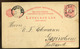 RESICZA 1894. 5 Kr-os UPU Díjjegyes, Kadett Iskola, Céges Bélyegzéssel Hollandiába Küldve - Used Stamps