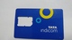 India-tata Indicom G.s.m. Card-(38)-(g.s.m)-(new Delhi)-(look Out Side)-used Card+1 Card Prepiad Free - India