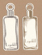 CC Carte Parfumée 'LAGERFELD REPLIQUE’ Perfume Card RARE SEMI 1 EX.! [2 Cartes] - Modern (from 1961)