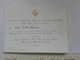 1970 YUGOSLAVIA TITO INVITATION CARD Federal Executive Council Kenneth Kaunda PRESIDENT ZAMBIA AFRICA GALA RECEPTION - Autres & Non Classés