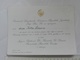 1970 YUGOSLAVIA TITO INVITATION CARD Federal Executive Council Kenneth Kaunda PRESIDENT ZAMBIA AFRICA GALA RECEPTION - Autres & Non Classés