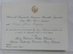 1972 PRESIDENT YUGOSLAVIA JOSIP BROZ TITO INVITATION CARD Princess Irene Of The Netherlands PRINCE GALA RECEPTION - Other & Unclassified