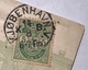 1895 KJØBENHAVN Rare ILLUSTRATED VIGGO EBERTH PATENT BUREAU Cover >Schweiz(Danmark Denmark Brief Dänemark Lettre Brevet - Storia Postale