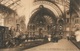 Intérieur De La Gare De Anvers Central Avec Train (locomotive Vapeur) à L'arrivée. - Gares - Avec Trains