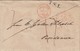 LETTRE SARDAIGNE -REYER & SCHLIK TRIEST 6.9.1842 POUR BORDEAUX T.S.1-TAXE PLUME 17- ENTREE ROUGE SARDAIGNE ANTIBES/ 6403 - 1801-1848: Précurseurs XIX