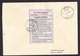 Thailand: Registered Cover, 1 Stamp, King, Lahan Sai To Buri Ram, Large Postal Label At Back (staple Hole) - Thailand