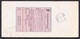 Thailand: Registered Cover, 1 Stamp, Philately, Nakhon To Kang Muang, Large Pink Postal Label/form At Back (staple Hole) - Thailand