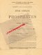 75- PARIS-RARE LETTRE ALFRED DECKERS-LIBRAIRIE VVE CH. DUNOD & P.VICQ-49 QUAI GRANDS AUGUSTINS-ETUDE COMPLETE PHOSPHATES - 1800 – 1899