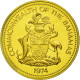 Monnaie, Bahamas, Elizabeth II, Cent, 1974, Franklin Mint, U.S.A., FDC, Laiton - Bahamas