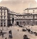 1906 VECCHIA FOTO STEREO ITALIA - CAMPANIA - ** NAPOLI ; PIAZZA TEATRO S. CARLO ** RARE - Photos Stéréoscopiques