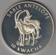 Malawi   10  Kwacha  2002   Antilope   Proof  Zilver - Malawi