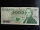 POLOGNE 5000 ZLOTYCH 1982 - FRYDERYK CHOPIN - Pologne