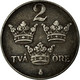 Monnaie, Suède, Gustaf V, 2 Öre, 1946, TB, Iron, KM:811 - Suède