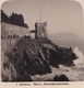 SUPERB STEREO PHOTO ITALIA - LIGURIA - GENOA - NERVI ----  PROMENADE AT THE RIVIERA - Stereo-Photographie