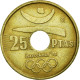 Monnaie, Espagne, Juan Carlos I, 25 Pesetas, 1991, Madrid, TTB, Aluminum-Bronze - 25 Pesetas