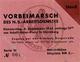 Reichsparteitag WK II Nürnberg (8500) 1934 Eintrittskarte Vorbeimarsch Des NS Arbeitsdienstes II (Mittelbug) - Guerre 1939-45