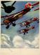 Flugzeug WK II Nationalsozialistisches Fliegerkorps Künstler-Karte I-II Aviation - Other & Unclassified