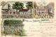 Reinickendorf (1000) Gasthaus Schloss Schönholz Sportplatz  Lithographie 1897 II (Stauchung) - Kamerun