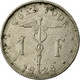 Monnaie, Belgique, Franc, 1928, TB+, Nickel, KM:90 - 1 Franc