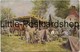 AK Lager Einer Munitionskolonne Gemälde Von Paul Hey 1917 Wohlfahrtskarte Stempel Gevelsberg - Oorlog 1914-18