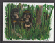 2001 Uganda Mountain Gorilla & Parrot Set Of 2 Souvenir Sheets MNH - Uganda (1962-...)