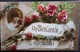 Carte Postale " Un Bonjour De MONTBELIARD  " 25 Doubs Ecrite Femmes Et Fleurs Roses - Gruss Aus.../ Gruesse Aus...