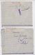 Lot Of 2 British India Raj WW2 Air Mail Letter Card Unit Censor AA School Karachi 1943 - 1936-47 Roi Georges VI