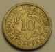 1924 - Allemagne - Germany - Weimar Republic - 10 REICHPFENNIG, (F), KM 40 - 10 Rentenpfennig & 10 Reichspfennig