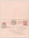 Delcampe - Nederlands Indië - 1902 - 7,5 + 7,5 Cent Cijfer, Briefkaart G13 Van Meester Cornelis Naar Rotterdam / Nederland - Niederländisch-Indien