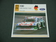 CARTOLINA CARD SCHEDA TECNICA  AUTO   FORD CAPRI ZAKSPEED TURBO - Autres & Non Classés