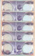 IRAQ 10 DINARS 1981 1982 P-71 LOT X5 EF/XF CRISP NOTES */* - Iraq