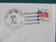 USA 1995 Cover From Ship USS Lake Erie In Mission In Somalia To Texas - Flag - Cover Said From Singapore - Covers & Documents