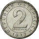 Monnaie, Autriche, 2 Groschen, 1977, TTB, Aluminium, KM:2876 - Autriche