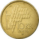 Monnaie, Norvège, Harald V, 10 Kroner, 1996, TB+, Nickel-brass, KM:457 - Norvège